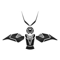 CB750 Hornet Motorrad ZubehöR 3D Epoxidharz Aufkleber Schutz Set Rey