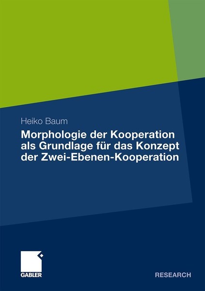 Morphologie Der Kooperation Als Grundlage FüR Das Konzept Der Zwei-Ebenen-Kooper-image