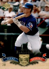 2005 Upper Deck All-Star Classics #17 Hank Blalock Gold #/499