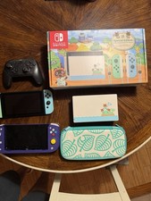 Nintendo Switch Animal Crossing New Horizons Special Edition Console Crkd Deck
