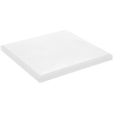 Plymor Frosted Acrylic Square Beveled Display Base, 9" W x 9" D x 0.75" H