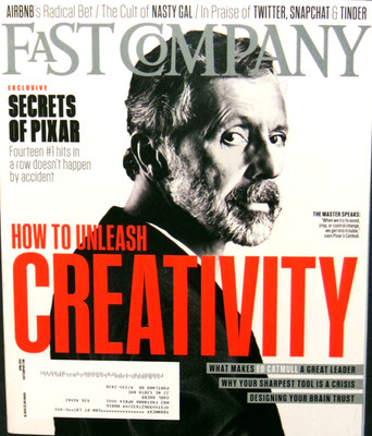 Fast Company, April 2014, How to Unleash Creativity, Secrets of Pixar, NF-