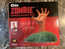 Chia Pet - Zombie Restless Arm - Handmade Decorative Planter - Sealed