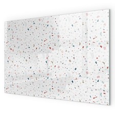 Glass Hearth Plate for Wood Stove Pattern With Small Shapes Square Rectangular