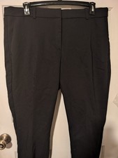 Women's H M Black Slacks Pants Size 18