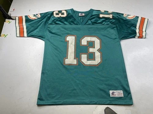 Seller's photo on eBay: Vintage Logo Athletic Miami Dolphins Dan Marino #13 Jersey Men's Large NFL