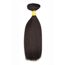 Bohyme Silky Straight Machine Tied Weft Human Hair 18" Color 1B