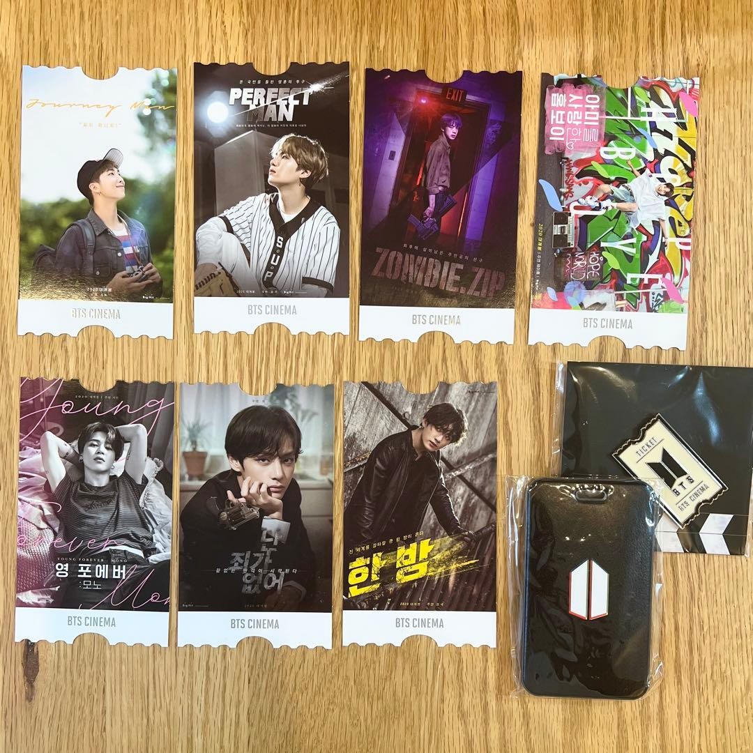 BTS ARMY Membership Kit with Cinema Ticket Photo Cards Badge Used