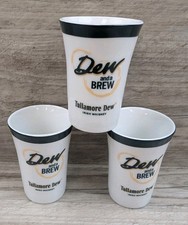 3 Tullamore Dew Shot Glasses Ceramic Dew and ...