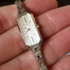 RARE Vintage Deco Seiko Ladies Watch Wristwatch 1320-5940 Square Long Fancy LOOK