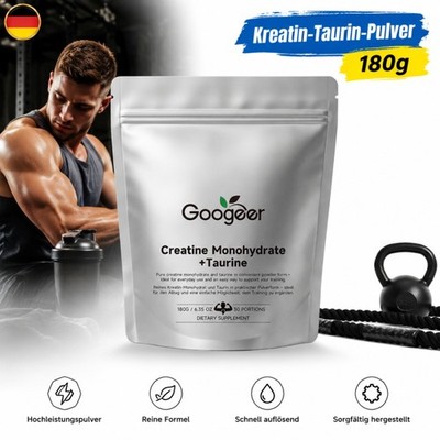 Kreatin Pulver 180g Creatin Monohydrat 100% rein für Muskelaufbau