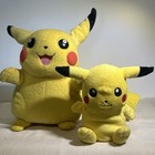 Vintage Pikachu “TALKING" Plush and Smaller Pikachu Plushie with Bottom Tags — photo 1