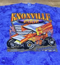 Vintage 2002 Danny “The Dude” Lasoski  Knoxville Iowa Racing Sprint Car Tee XL