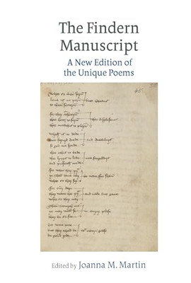 The Findern Manuscript: A New Edition of the Unique Poe - Paperback NEW Martin,