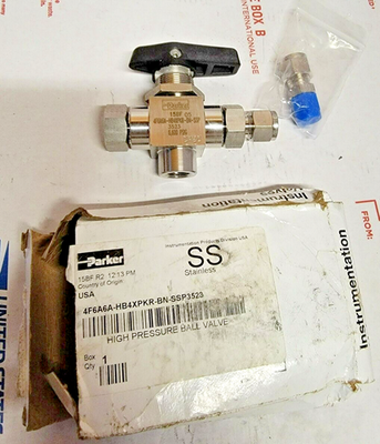 #ad Parker High Pressure Ball Valve 4F6A6A HB4XPKR BN SSP3523 $123.74