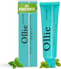 Clean Mint Nano Hydroxyapatite Toothpaste for Teeth Whitening, 10% Hydroxyapa...