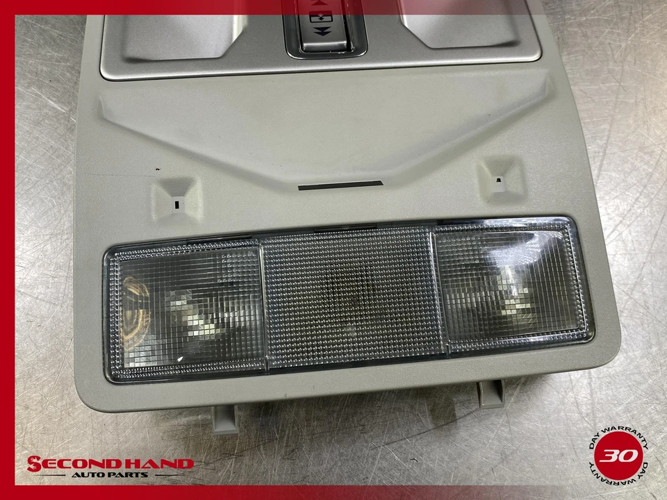 Jaguar XF X250 2009-2011 luz de cúpula delantera superior con interruptor de techo corredizo gris OEM Foto 3 de 4