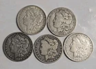5 Morgan Silver Dollars - 5 Coin Lot - SKU50