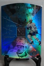 Auston Matthews 2023-24 UD Extended Series SPX-41 Holoview Retro Maple Leafs