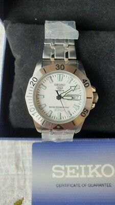 Seiko 5 Sports White Men's Watch - SNZF81K1 for sale online | eBay