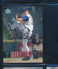 2006 Upper Deck #371 Scott Feldman Texas Rangers Signed Autograph (DK69) SWSW6