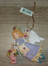 Vintage Midwest of Cannon Falls Gardening Angel Ornament - New Old Stock