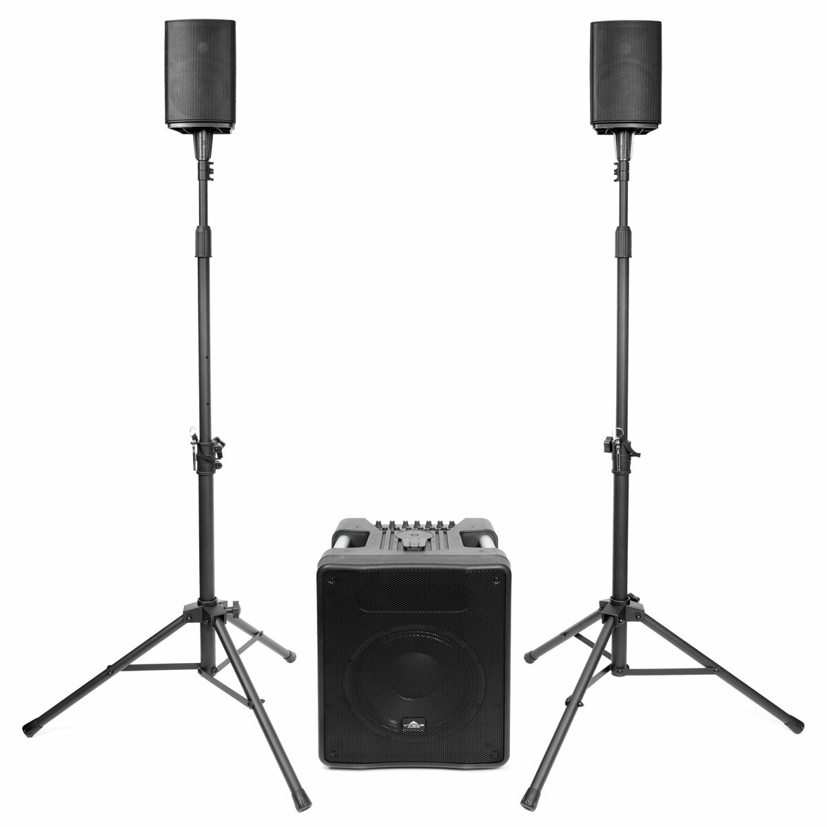 Vyrve Bolero Kompakt-PA-System inkl. Mixer und Boxen-Stative Vyrve Bolero Kompakt-PA-System inkl. Mixer und Boxen-Stative
