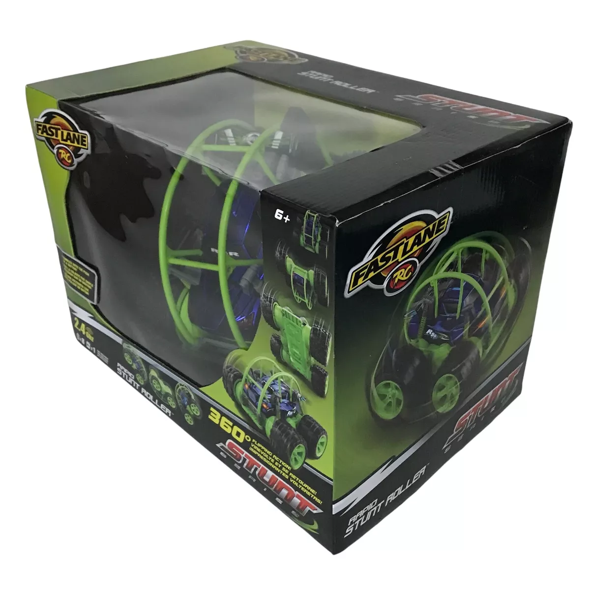Fast Lane RC Rapid Stunt Roller Stunt Series Car ToysRus 360 Action Green Blue