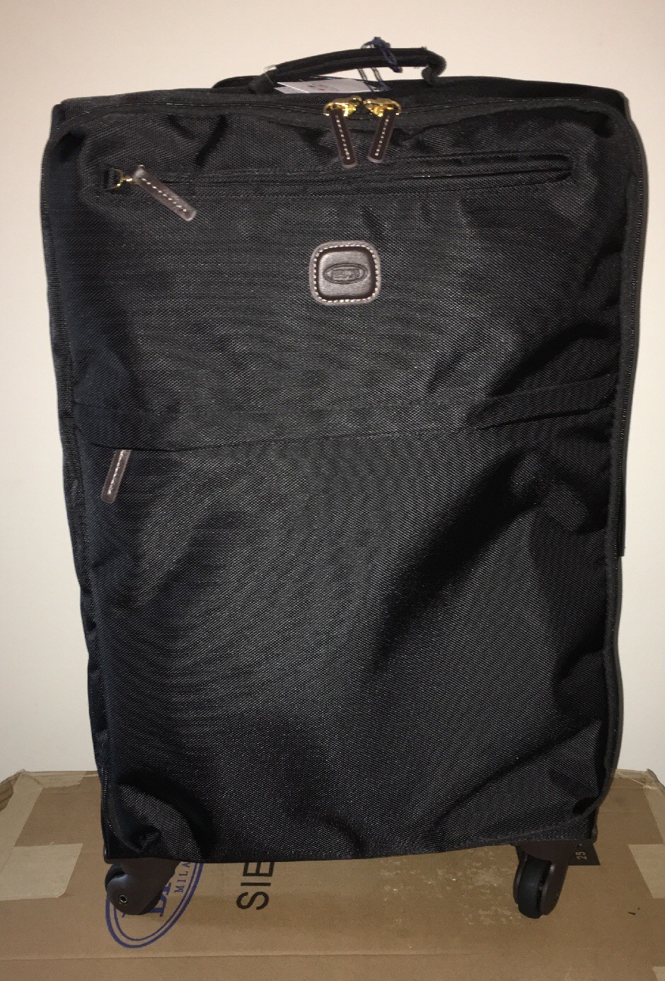 BRIC'S MILANO Siena Trolley Carry On Travel Bag Suitcase Spinner Black 25" NWT eBay