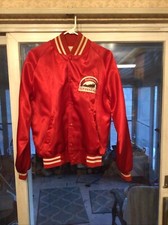 Official Budweiser Clydesdale Nylon Jacket,made USA,size Med,used condition