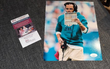 HEAD COACH  Mike McDaniel SIGNED MIAMI DOLPHINS 8X10 PHOTO WITH JSA