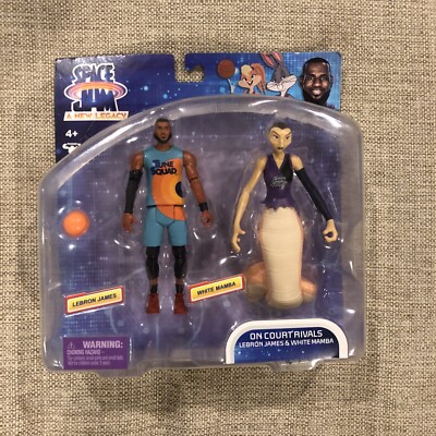 SPACE JAM: A New Legacy On Court Rivals - Lebron & White Mamba 5'' Action Figure 