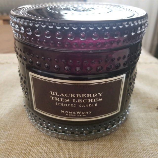 Homeworx by Harry Slatkin Blackberry Tres Leche Candle eBay