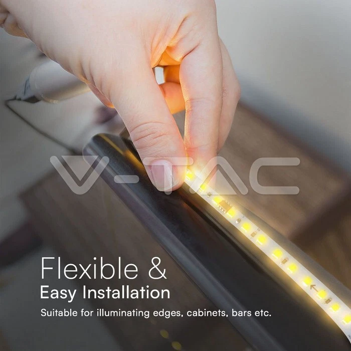 STRISCIA LED RUNNING V-TAC COMPLETA DI ALIMENTATORE E CENTRALINA 10METRI - Immagine 4 di 4