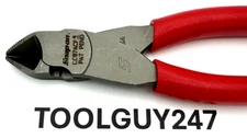 SNAP ON TOOLS USA  RED Soft Grip 8" ComboCut Flush Cutter Pliers CC87BCF NEW