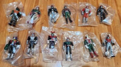1999 Kamen Rider Vinyl Figure Japan Seven-11 Promotion Vintage Set Lot 10