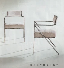 Bernhardt Print Ad Advertisement Interior Design Chair Decor Art