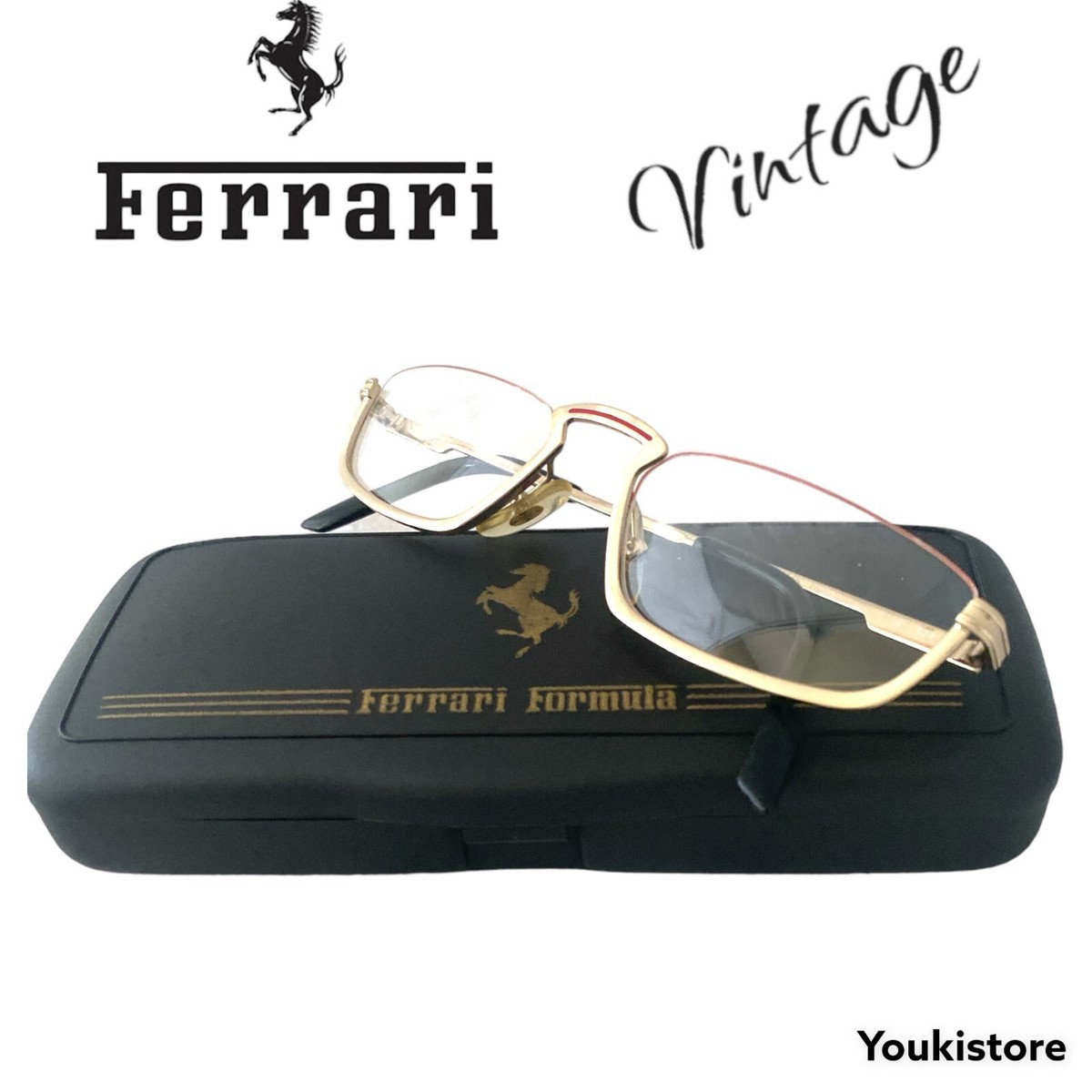 Ferrari Eyeglasses F 16 524 54/19 RARE VINTAGE Eyewear 80s M. in Italy