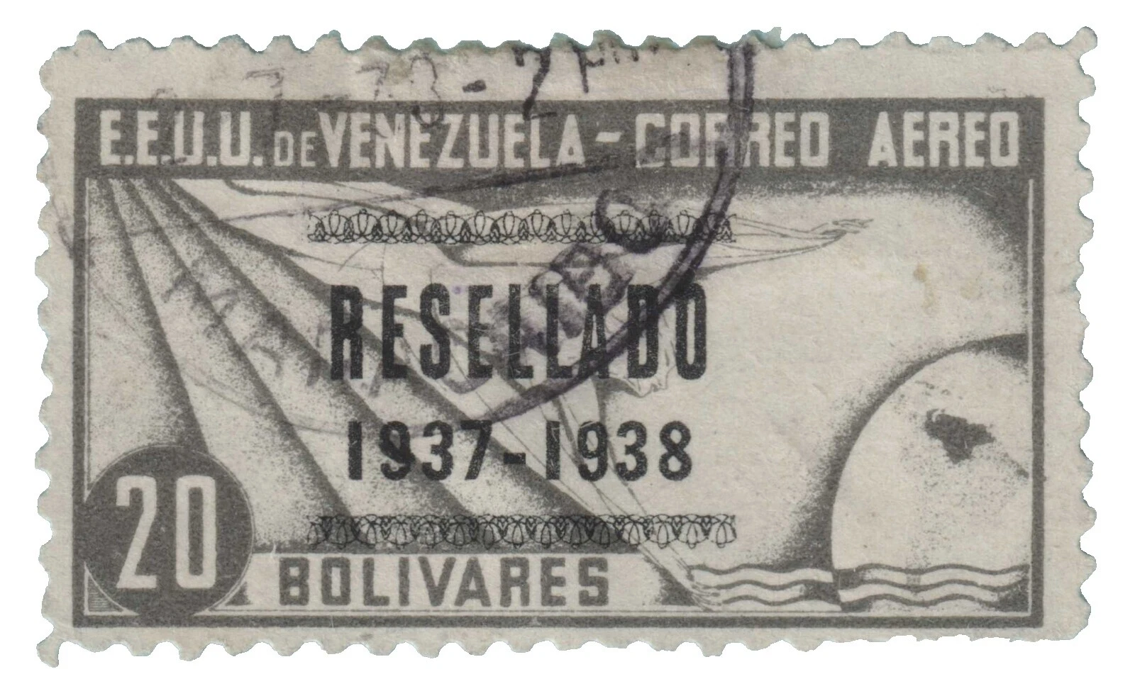 Correo aéreo usados Sellos Venezolano