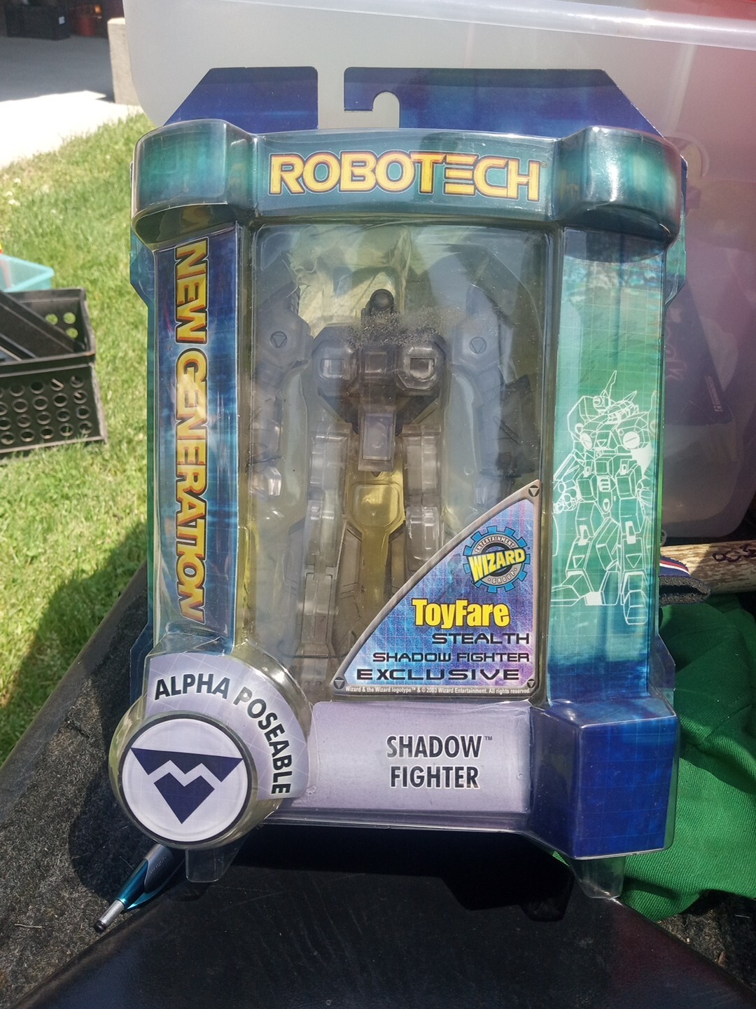 Robotech Stealth Shadow Fighter Action Figure New In Box. ToyFare Excl 2003