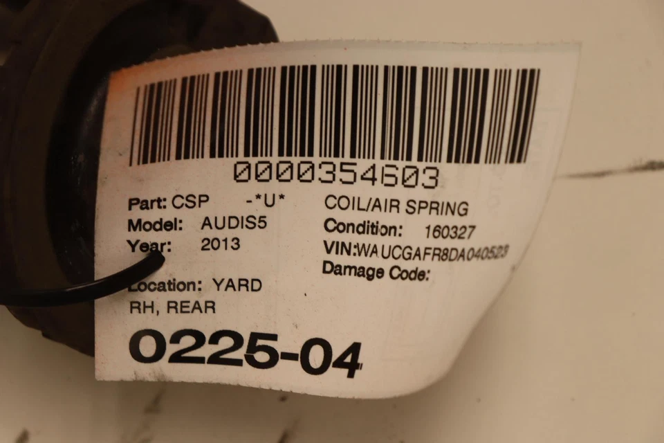 2008 - 2017 奥迪 S5 A5 后方右侧悬浮线圈弹簧原始设备制造商 — 第 4/4 张图片