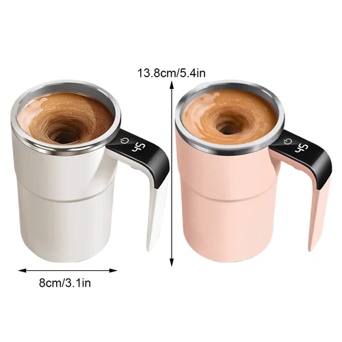 Automatic Magnetic Electric Self Stirring Mug Cup Mixing Coffee Milk Tea Beer - Picture 16 of 21