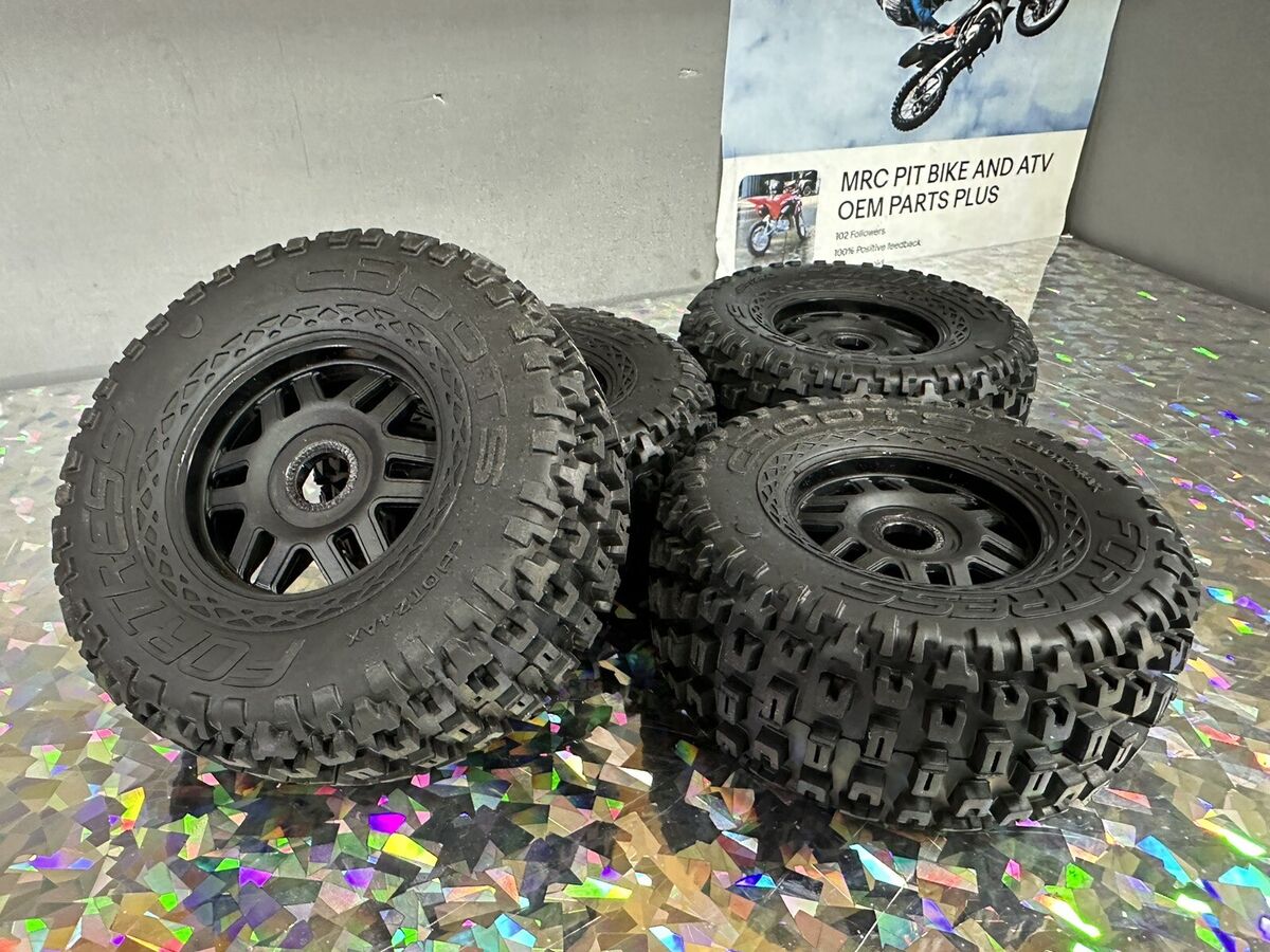 Arrma dBoots FORTRESS LP Tire Set Glued Black (2) Arrma dBoots FORTRESS LP Tire Set Glued Black (2)