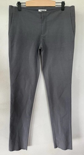 HELMUT LANG Womens Gray Tapered Skinny Stretch Straight leg Pants 4