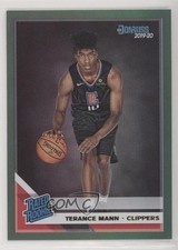 2019-20 Panini Donruss Rated Rookie Green Flood Terance Mann #242 5r6