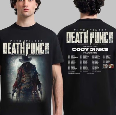 Five Finger Death Punch 20th Anniversary World Tour 2026 North America City Date