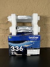 2x NEW GENUINE - BROTHER TN336BK BLACK TONER CARTRIDGE - TN-336BK