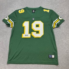 NFL Shirt Adult Large Green Bay Packers Football 19 Outdoor 90s USA Logo Men