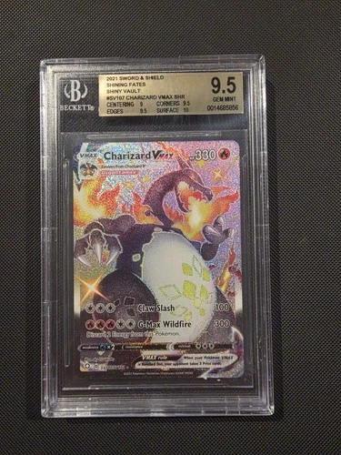 Charizard VMAX 2021 Shining Fates SV107/SV122 BGS 9.5 Gem Mint Rare