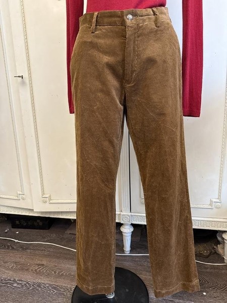 Herren Polo Ralph Lauren Hose Braun Samt 31